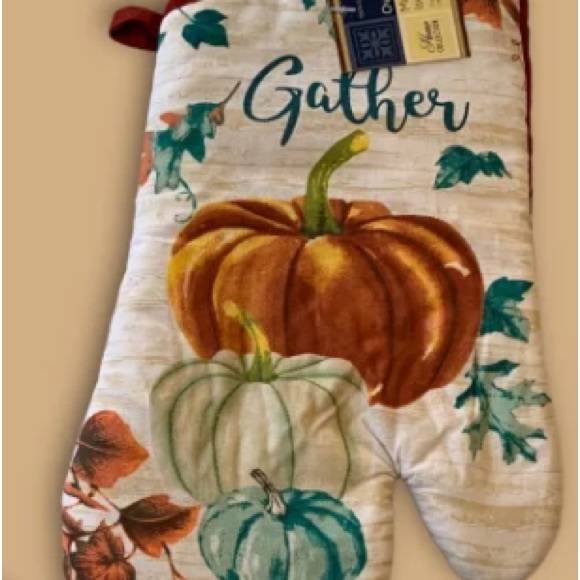 NWT Home collection fall pumpkin pot holder set - Picture 4 of 7